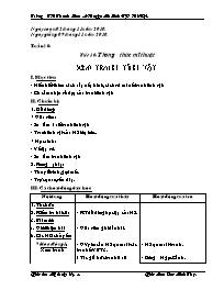Giáo án môn Mỹ thuật Lớp 3 - Tuần 10 - Năm 2010 - Cao Minh Thọ