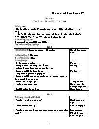 Giáo án Tích hợp các môn Lớp 2 - Tuần 34 - Nă