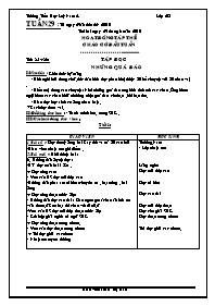 Giáo án Tổng hợp các môn Lớp 2 - Tuần 29 - Cao Thị Hồng Loan