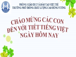 Bài giảng Tập viết Lớp 2 - Tuần 8: Chữ hoa G 