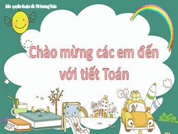 Bài giảng Toán Lớp 2 - Bài 21: Luyện tập chung