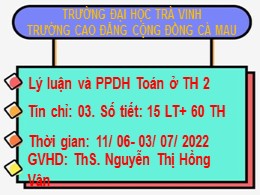 Bài giảng Toán Lớp 2 - Bài: Tiền Việt Nam - Năm học 2021-2022 - Nguyễn Thị Hồng