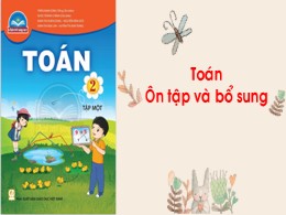 Bài giảng Toán Lớp 2 - Sách Chân trời sáng tạ
