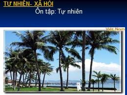 Bài giảng Tự nhiên và Xã hội Lớp 2 - Bài: Ôn tập Tự nhiên