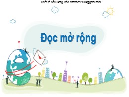 Bài giảng Tập đọc Lớp 2 - Bài: Bé làm bác sĩ