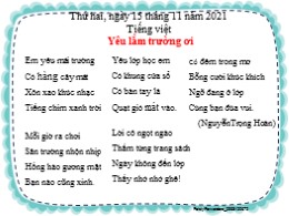 Bài giảng Tiếng Việt Lớp 2 - Bài: Yêu lắm trư