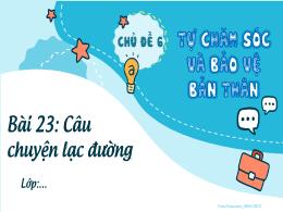 Bài giảng Hoạt động trải nghiệm Lớp 2 (Kết nố