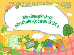 Bài giảng Toán Lớp 2 - Bài 20: Phép cộng (có