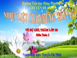 Bài giảng Toán Lớp 2 - Bài: Luyện tập - Năm h