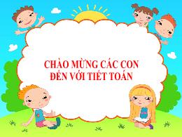 Bài giảng Toán Lớp 2 (Cánh Diều) - Bài 7: Luy