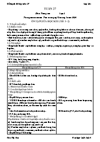 Giáo án Lớp 2 - Tuần 27 - Năm học 2023-2024 -