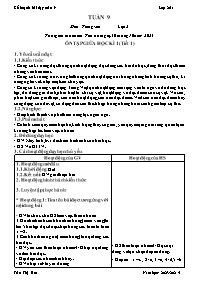 Giáo án Lớp 2 - Tuần 9 - Năm học 2023-2024 -