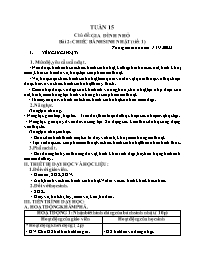 Giáo án Mĩ thuật Lớp 2 - Tuần 15 - Bài 2: Chi