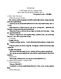 Giáo án Mĩ thuật Lớp 2 - Tuần 28 - Bài 5: Khu