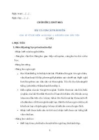 Giáo án Tiếng Việt Lớp 2 (Sách Cánh Diều) - T