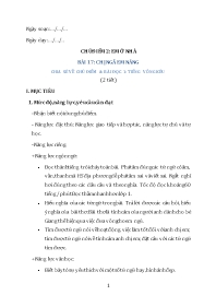 Giáo án Tiếng Việt Lớp 2 (Sách Cánh Diều) - T