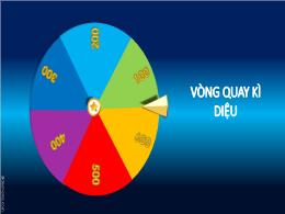Mẫu trò chơi PowerPoint trắc nghiệm Vòng quay