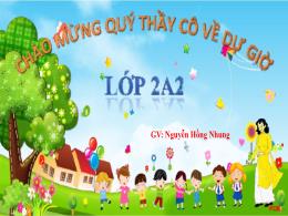 Bài giảng Tiếng Việt 2 - Bài 7: Viết: Chữ hoa