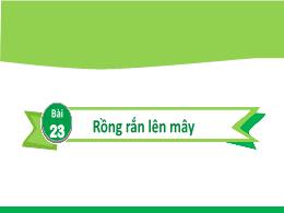 Bài giảng Tiếng Việt 2 (Tập 1 - Kết nối tri t