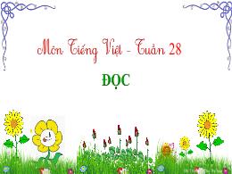 Bài giảng Tiếng Việt 2 - Tuần 28, Bài 17: Nhữ