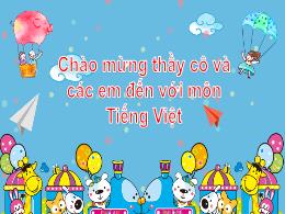 Bài giảng Tiếng Việt 2 - Tuần 34, Bài: Nghe v