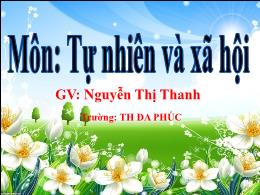 Bài giảng TNXH 2 - Bài 27: Ôn tập chủ đề: Con