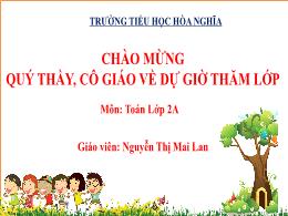 Bài giảng Toán 2 - Bài 44: Bảng chia 5 (Nguyễ