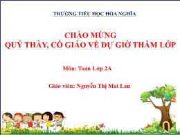 Bài giảng Toán 2 - Bài 49: Các số tròn trăm, 