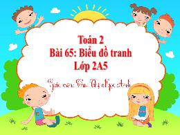 Bài giảng Toán 2 - Bài 65: Biểu đồ tranh (Tiế
