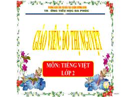 Bài giảng Toán 2 - Bài: Phép nhân (Đỗ Thị Ngu