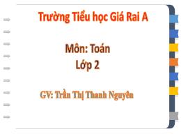 Bài giảng Toán 2 (Kết nối tri thức) - Bài: Lu