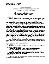 Giáo dục kĩ năng sống cho học sinh lớp 2 qua 
