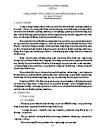 Sáng kiến kinh nghiệm Thực hiện tốt công tác 