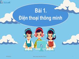Bài giảng Hành trang công dân 2 - Bài 1: Điện