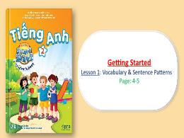 Bài giảng Tiếng Anh 2 (I-Learn Smart Start) -