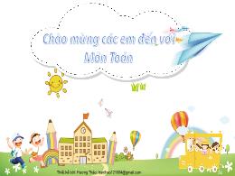 Bài giảng Toán 2 - Tiết 2: Luyện tập