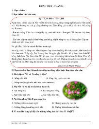 Bài tập ôn tập Tiếng Việt 2 - Tuần 14-35
