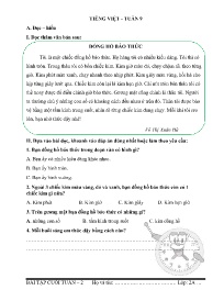 Bài tập ôn tập Tiếng Việt 2 - Tuần 9-35