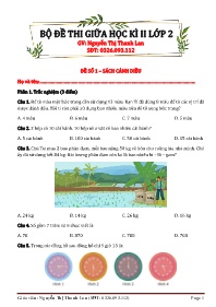 Đề cương ôn tập Tiếng Việt 2 - Nguyễn Thị Tha