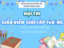 Đề tài Ứng dụng công nghệ AI vào dạy môn Tiến