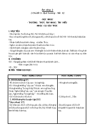 Giáo án Âm nhạc 2 - Chủ đề 1: Quê hương - Tiế