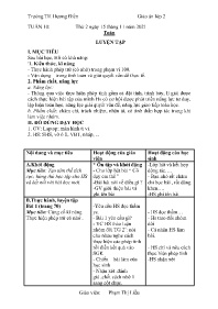 Giáo án các môn Lớp 2 - Tuần 10 - Năm học 202