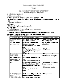 Giáo án các môn Lớp 2 - Tuần 12 - Năm học 202