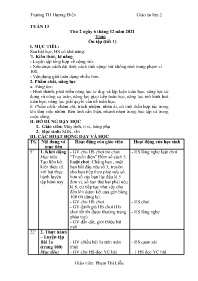 Giáo án các môn Lớp 2 - Tuần 13 - Năm học 202