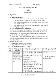 Giáo án các môn Lớp 2 - Tuần 23 - Năm học 202