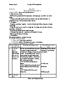 Giáo án Đạo đức 2 - Tuần 12, Bài 6: Khi em bị