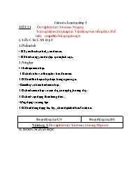 Giáo án Giáo dục thể chất 2 + Âm nhạc Khối Ti