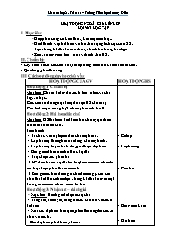 Giáo án Hoạt động ngoài giờ lên lớp 2 - Tuần 