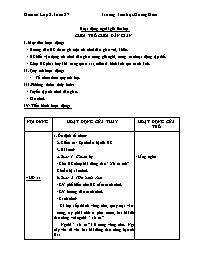 Giáo án Hoạt động ngoài giờ lên lớp 2 - Tuần 