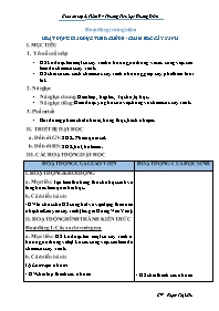 Giáo án Hoạt động trải nghiệm Lớp 2 - Tuần 9